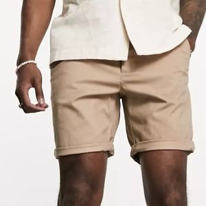 ASOS Khaki Slim Chino Shorts Size 32 Waist